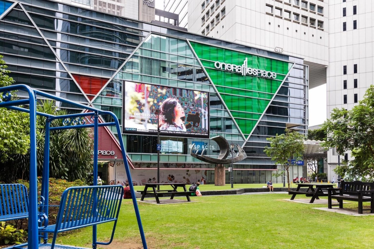 Flora & Foliage in Raffles Place Raffles Place.sg